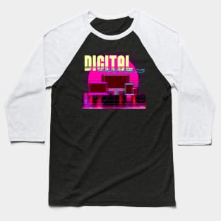 Retro Digital Forensics Baseball T-Shirt